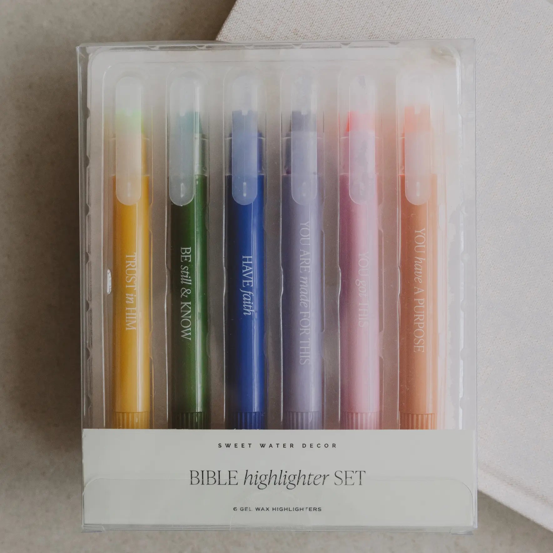 Wax Bible Highlighter Set Sweet Water Decor