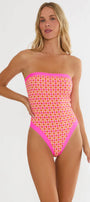 Beach Riot Ambrose One Piece Citrus Tile