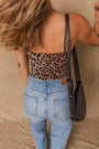 Spaghetti Strap Leopard Bodysuit Florida Girl Fashion Boutique