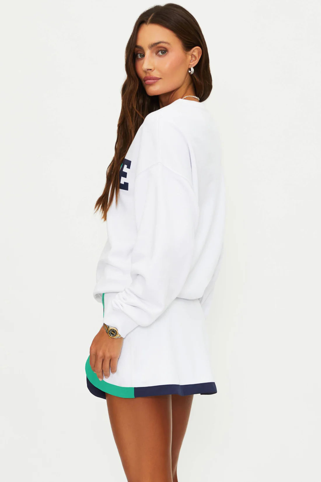 Beach Riot Devyn Oversized Sweatshirt Serve