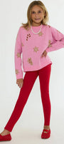 Beach Riot Little Peppa Legging Crimson