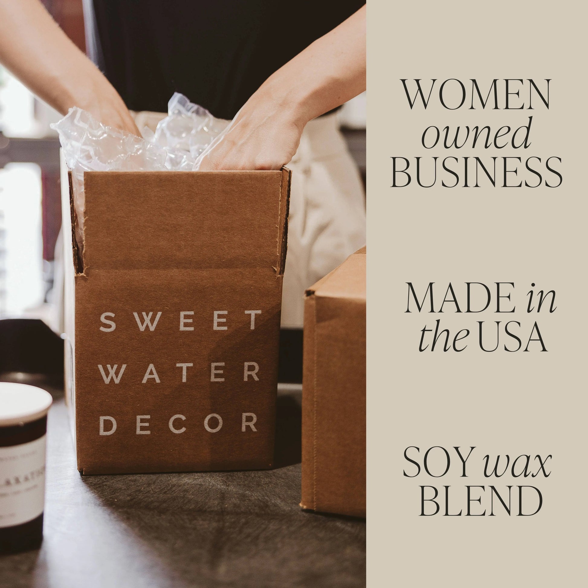 Fresh Coffee 12 oz Soy Candle Sweet Water Decor