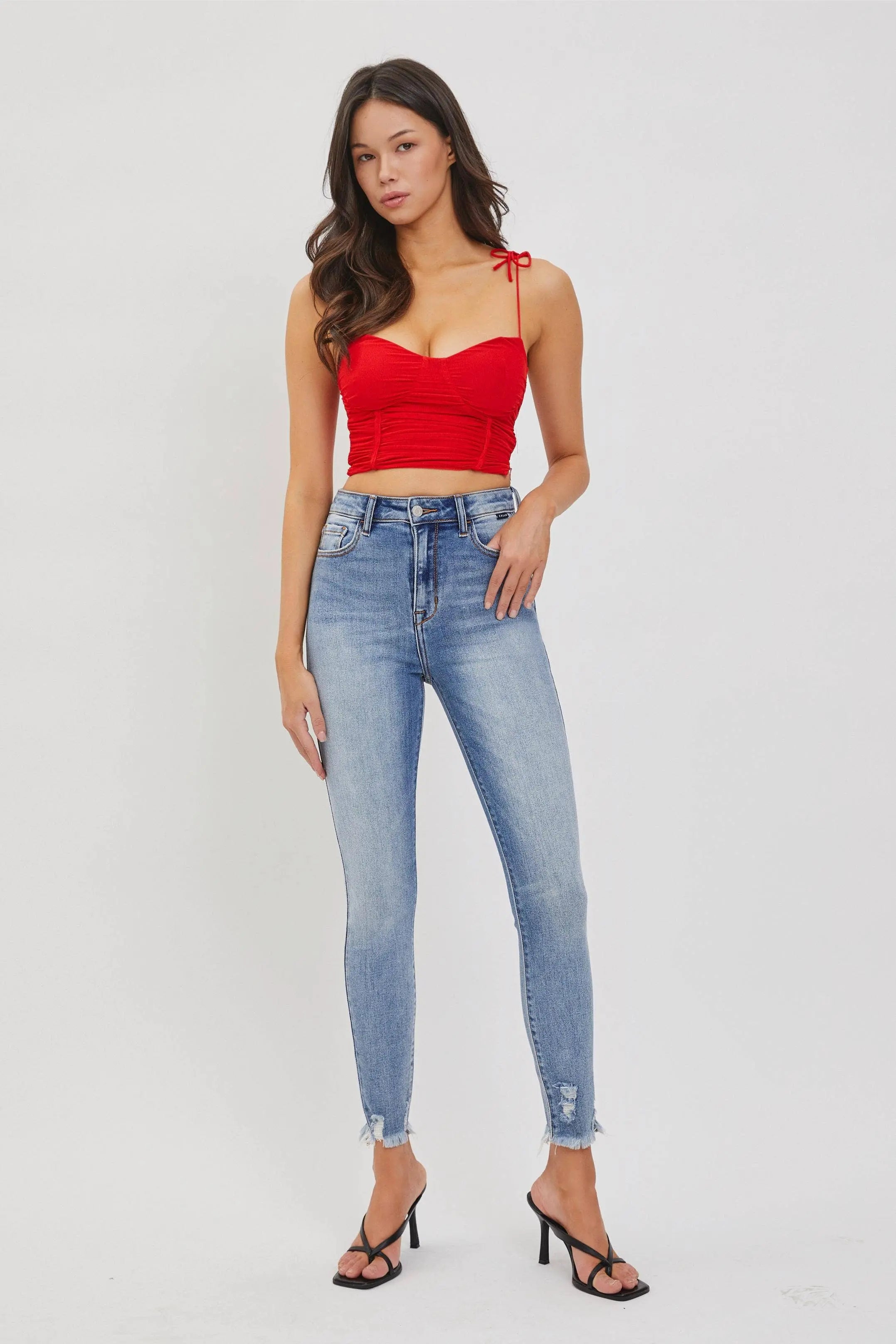 Cello Ankle Skinny with Frayed Hem Florida Girl Fashion Boutique