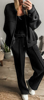 Seamed Jacket and Pant Set Florida Girl Fashion Boutique