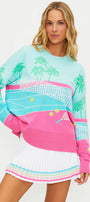 Beach Riot Callie Sweater Hibiscus Cove Court