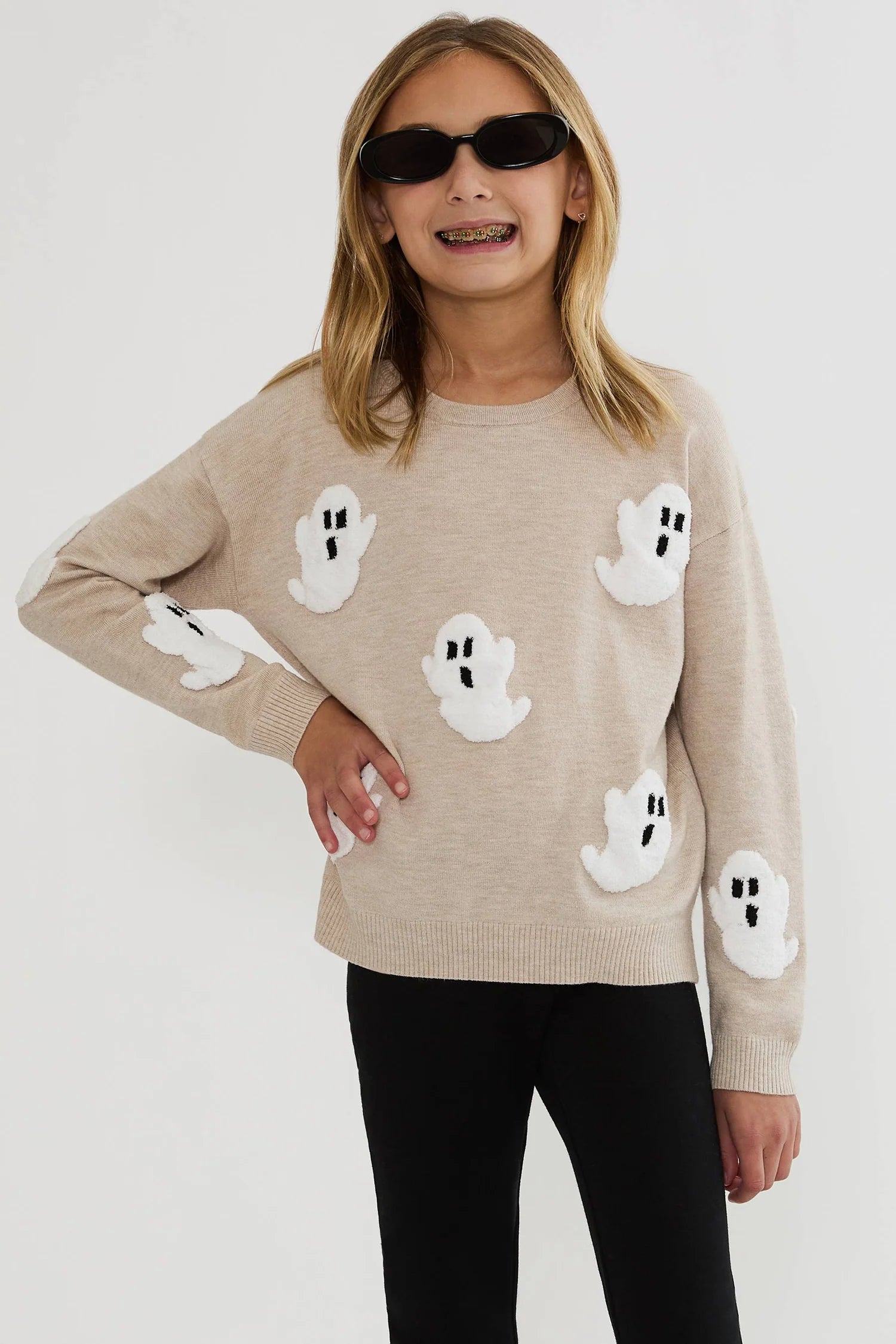 Beach Riot Little Callie Sweater Heather Boos