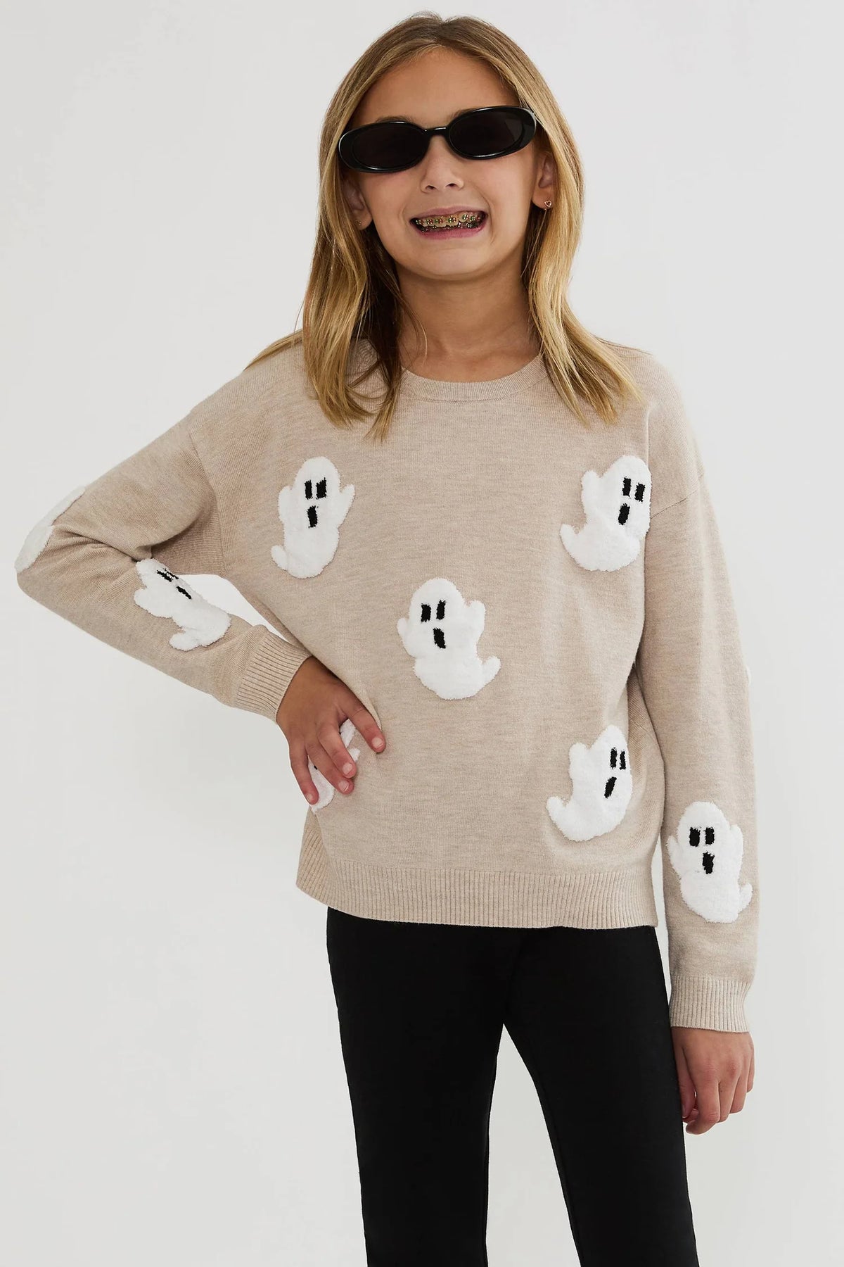 Beach Riot Little Callie Sweater Heather Boos