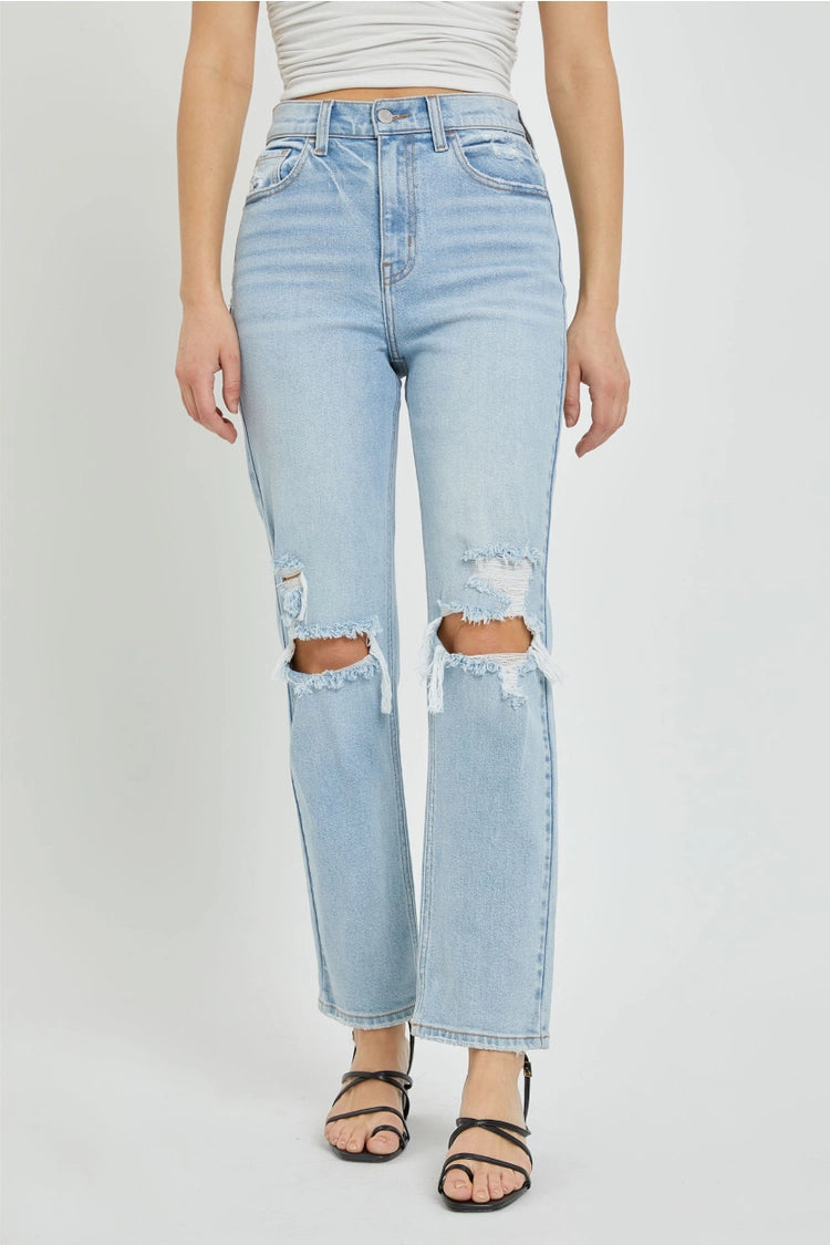 Cello High Rise Straight Denim Florida Girl Fashion Boutique