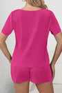 Pink Pleated Two-Piece Set Florida Girl Fashion Boutique