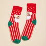 Christmas Fuzzy Socks Assorted Pack of 4 Frem