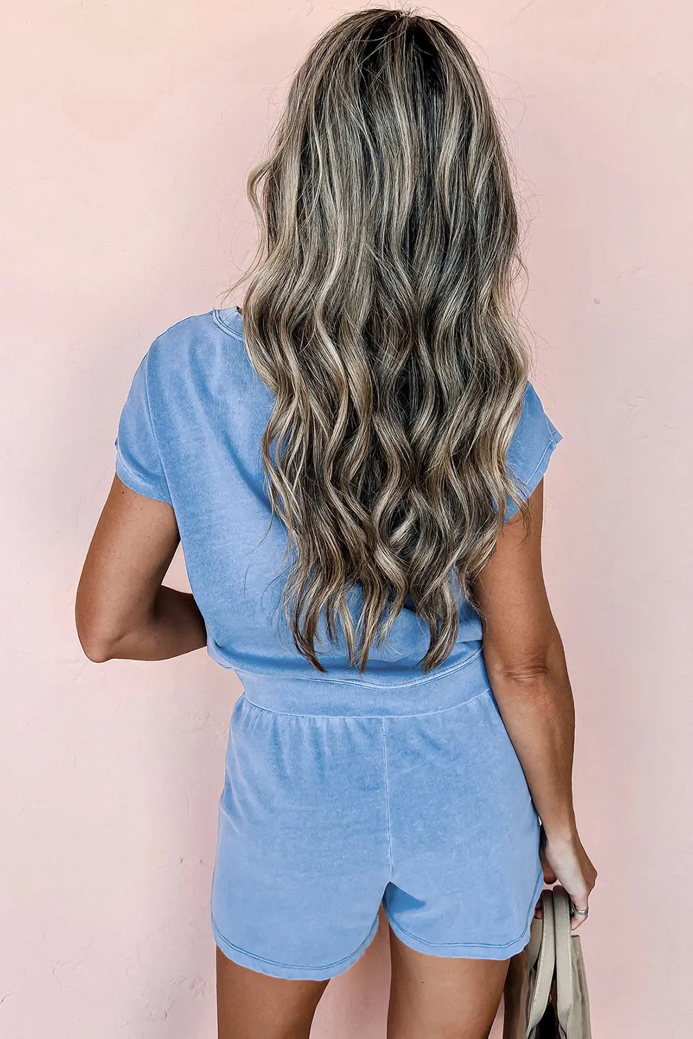 Mineral Wash Tee and Short Set Florida Girl Fashion Boutique