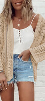 Hollow Knit Cardigan Florida Girl Fashion Boutique