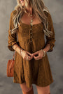 Brown Lace Shift Mini Florida Girl Fashion Boutique