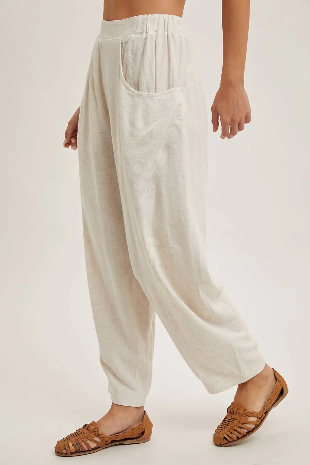 Relaxed Barrel Pants Bluivy
