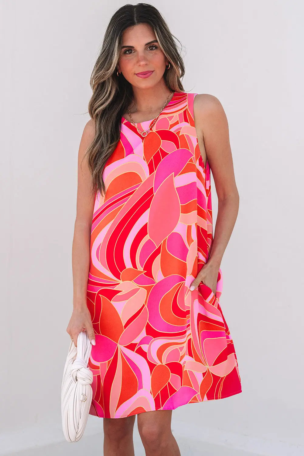 Groovy Abstract Shift Mini Florida Girl Fashion Boutique