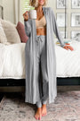 2-Piece Long Cardigan Loungewear Set Florida Girl Fashion Boutique