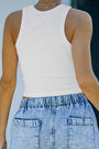 Basic White Tank Florida Girl Fashion Boutique