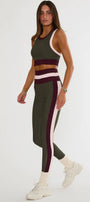 Beach Riot Mariella Legging Wild Berry Colorblock