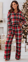 Checkered Loose Fit Lounge Set Florida Girl Fashion Boutique