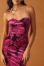 Velvet Printed Maxi FLYING TOMATO