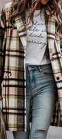 Pink Button Up Coat Florida Girl Fashion Boutique