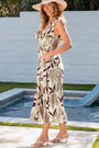 Ruffled V Neck Maxi - Florida Girl Fashion Boutique