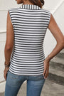 V Neck Button Tank Florida Girl Fashion Boutique