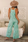 Mint Wide Leg Overalls Florida Girl Fashion Boutique
