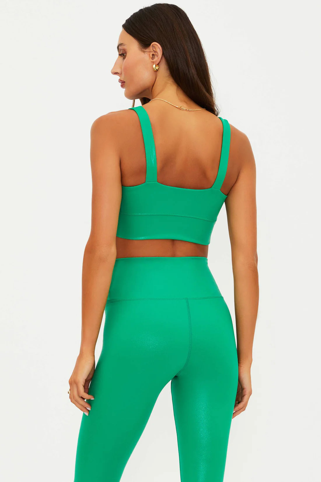 Beach Riot Leah Top Frosted Fir Shine