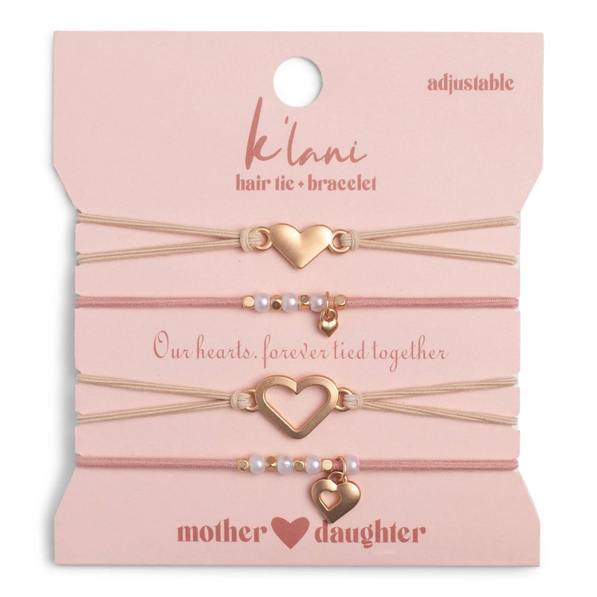 Mother / Daughter K'Lani hair tie bracelets