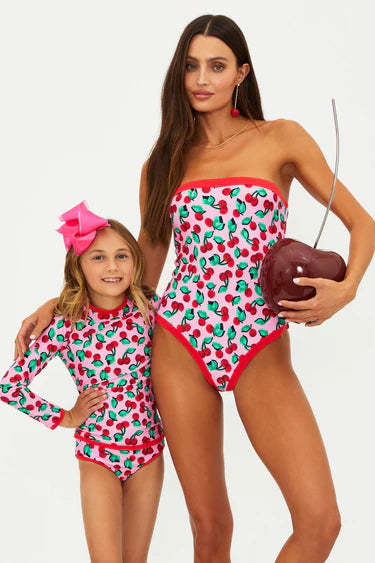 Beach Riot Little Maya & Janie Set Mon Cheri