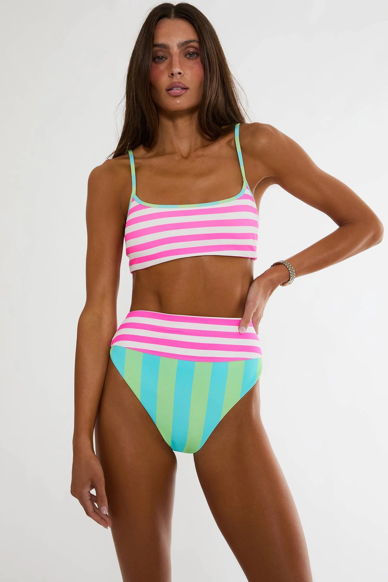 Beach Riot Val Top Cove Stripe