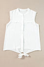 Riviera Breeze Sleeveless Top Florida Girl Fashion Boutique