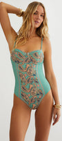 Beach Riot Hayes One Piece Capri Soleil Paisley