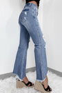 Dusk Blue Flared Jeans Florida Girl Fashion Boutique
