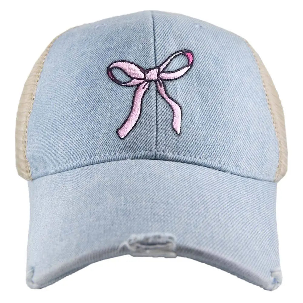 Pink Bow Wholesale Trucker Hat Katydid