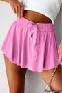 Drawstring High Waist Lined Tennis Skort Florida Girl Fashion Boutique