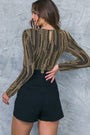 Black and Gold Bodysuit FLYING TOMATO