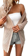 Tan Ogee Print Cardigan Florida Girl Fashion Boutique