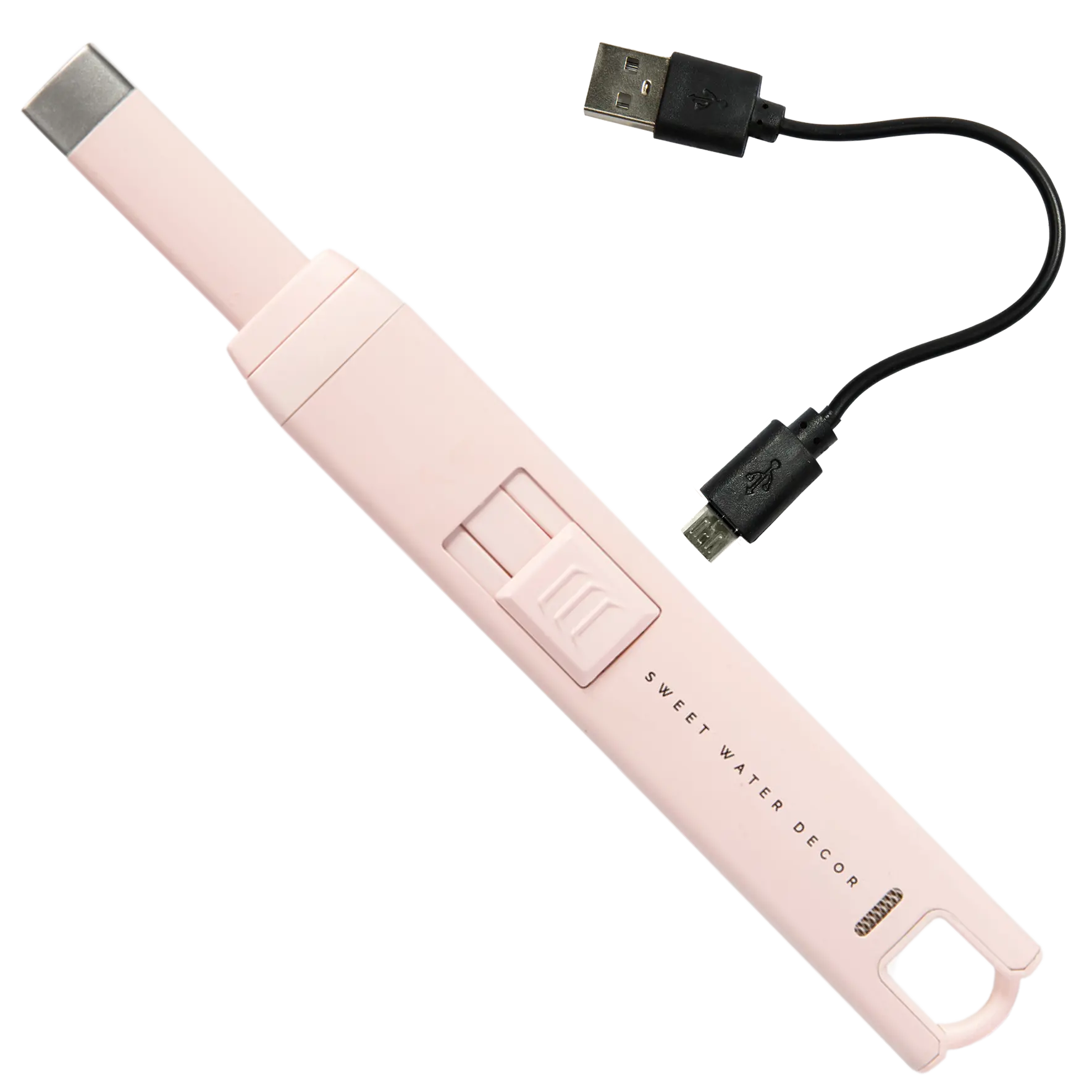 Pink Large Rechargeable Electric Lighter Sweet Water Decor
