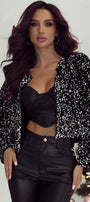 Cropped Sequin Jacket Florida Girl Fashion Boutique