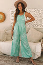 Mint Wide Leg Overalls Florida Girl Fashion Boutique