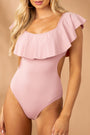 Pink Ruffle One Piece Florida Girl Fashion Boutique