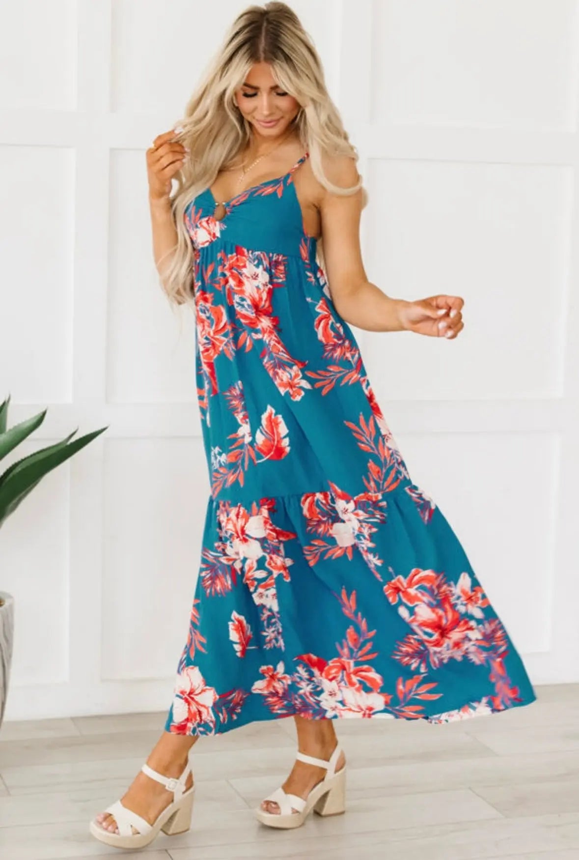 Tropical Maxi Dress Florida Girl Fashion Boutique