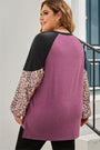 Leopard Colorblock Long Sleeve Florida Girl Fashion Boutique