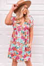 Floral Print Tie Back Mini Florida Girl Fashion Boutique