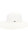 Textured Wide Brim Sun Hat C.C Beanie