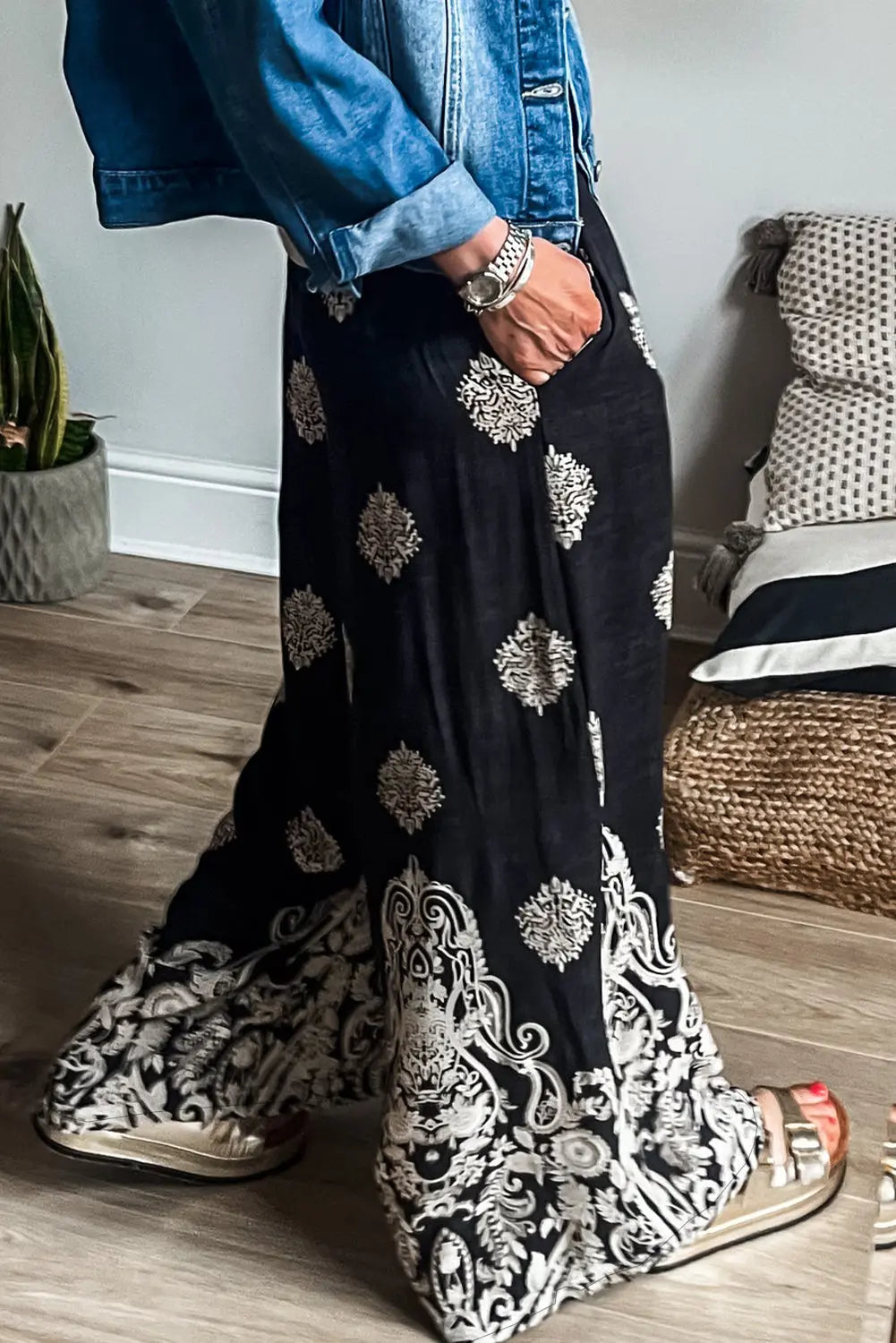 Bohemian Wide Leg Pant Florida Girl Fashion Boutique