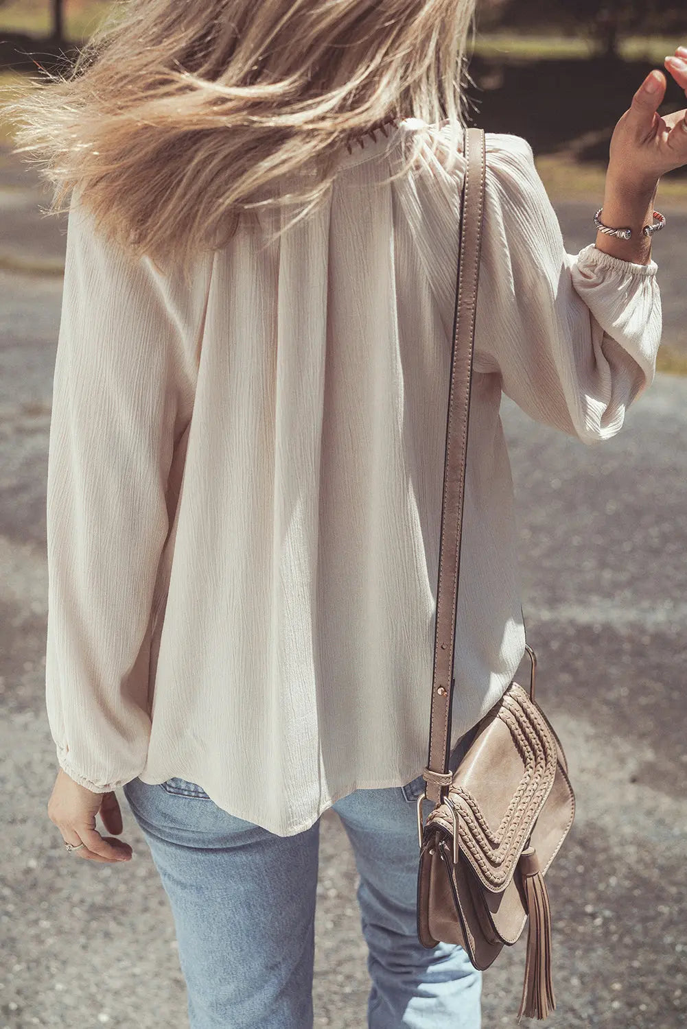 Boho Embroidered Puff Sleeve Blouse Florida Girl Fashion Boutique