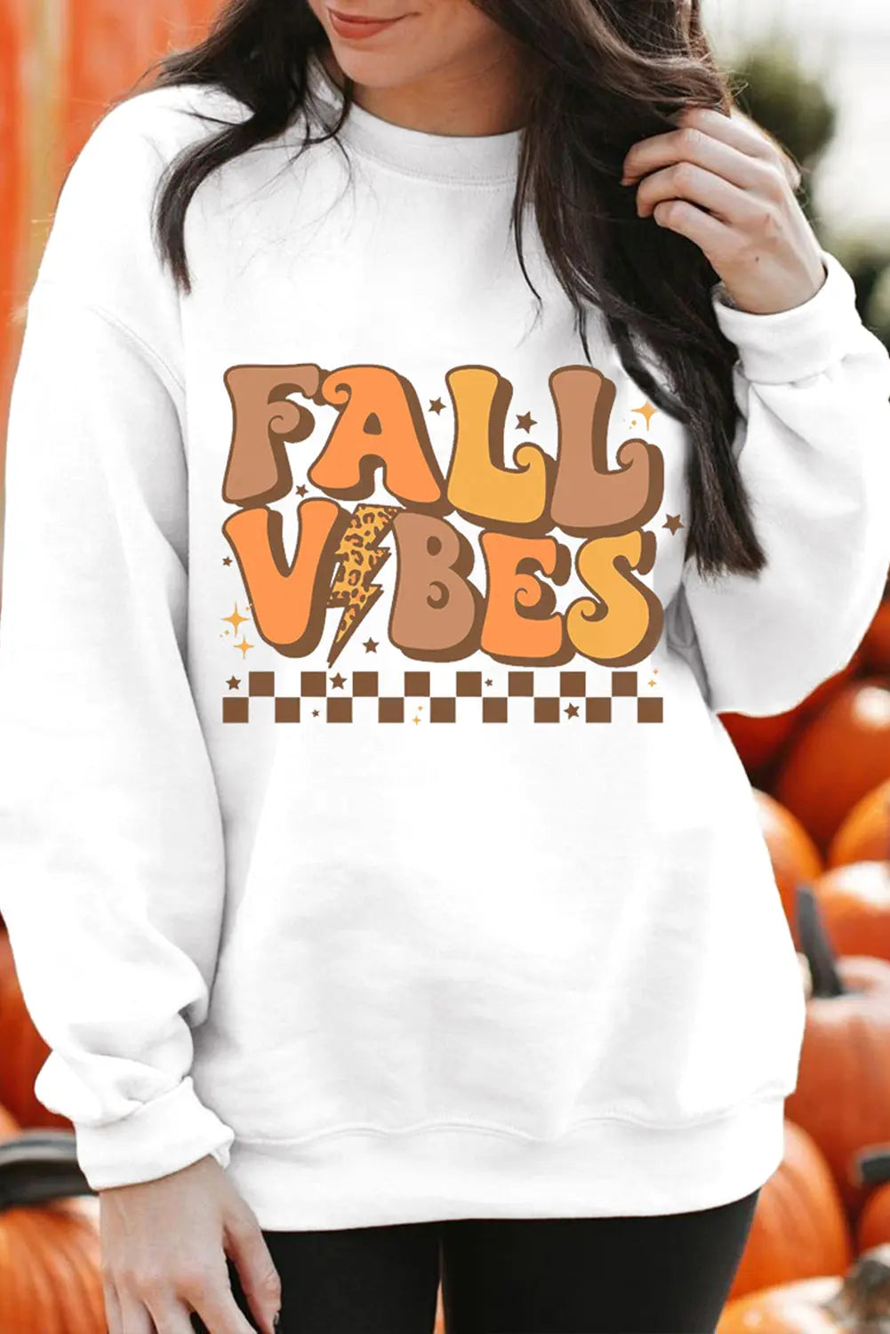 "Fall Vibes" Graphic Sweatshirt Florida Girl Fashion Boutique
